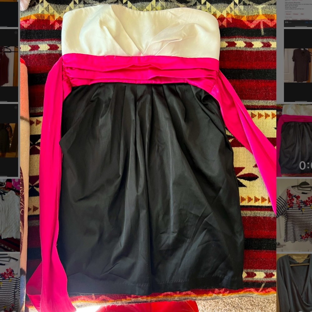 Junior satin stretch bodycon dress W/ pockets